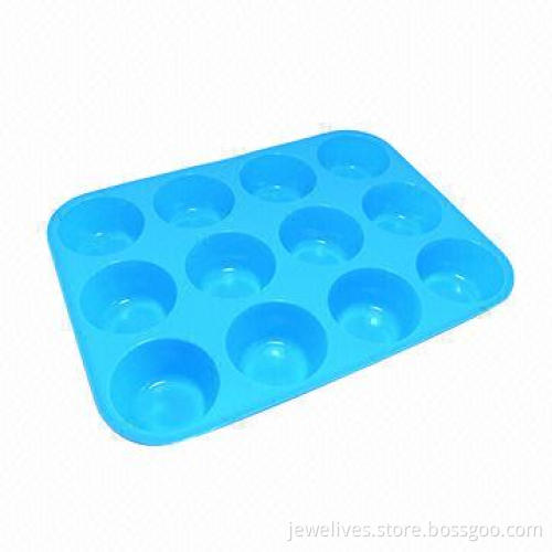 12-cavity silicone chocolate molds